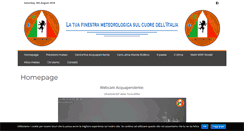 Desktop Screenshot of meteoaquesio.it